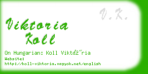 viktoria koll business card